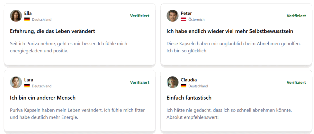 Puriva Erfahrungen